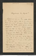 Nachlass Franz Steindachner, Brief von Eduard Graeffe an Franz Steindachner (08.06.1892), Inv.Nr. 173.11, Seite 1